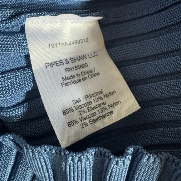 NWT Veronica Beard Clara Ribbed Top - Picture 10 of 10